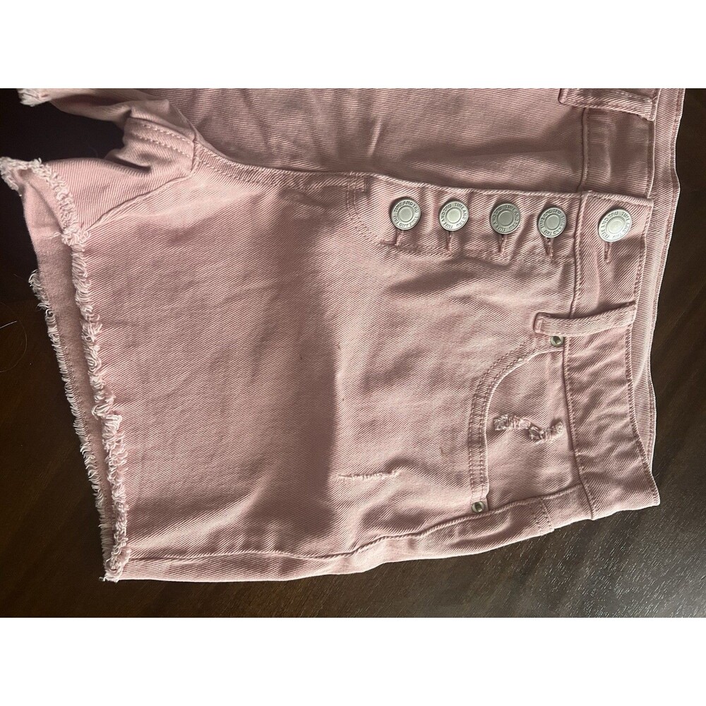 Time & True 6 High Rise Pink 5 Button - Picture 4 of 7